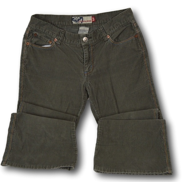 Skinny Khaki Grey cords by Roxy. Size 3. - Picture 3 of 3